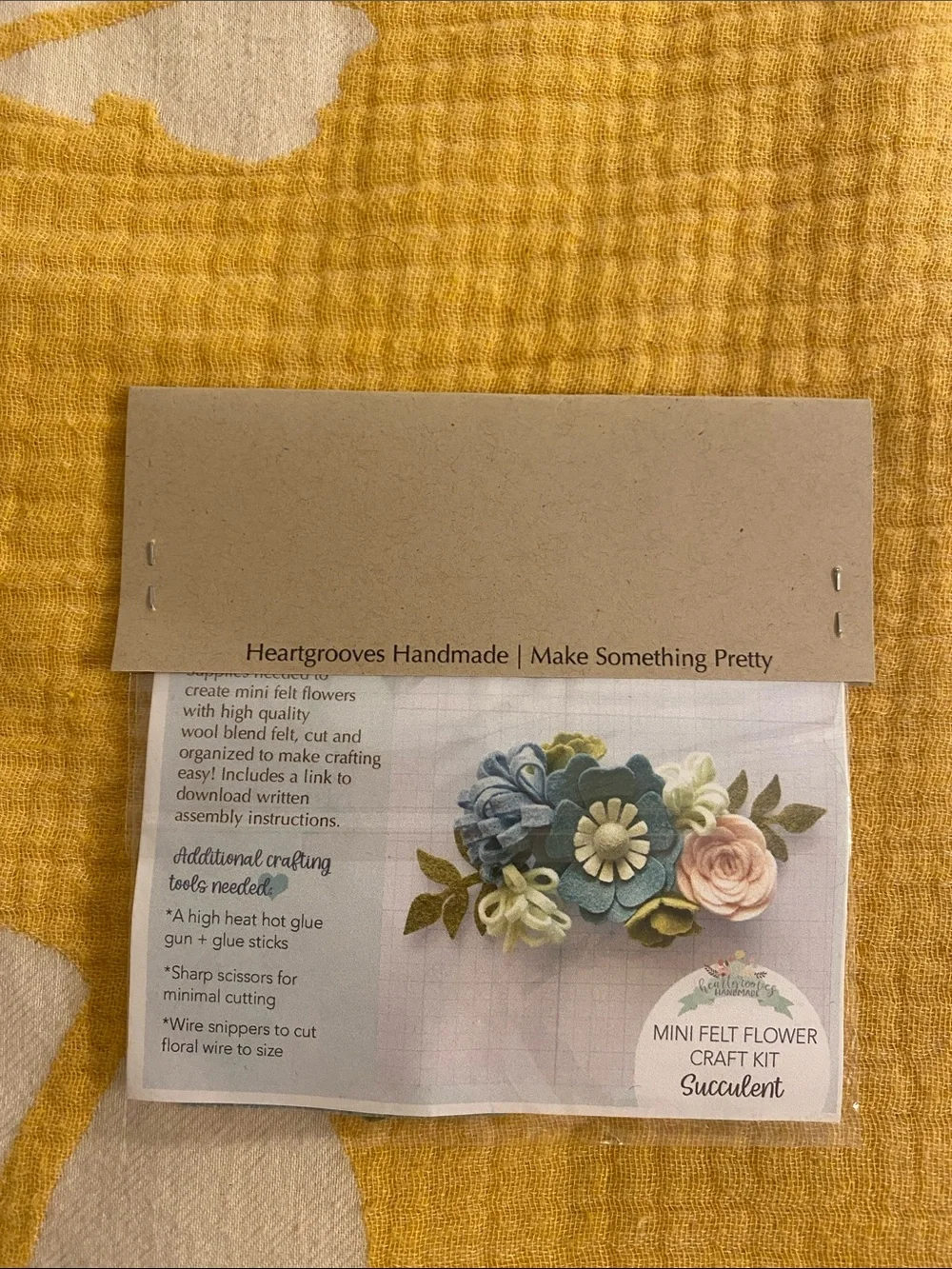 Mini Felt Flower Craft Kit